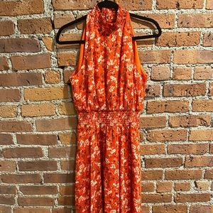 Sam Edelman Red Floral Dress Size 2